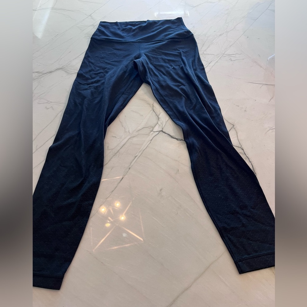 Lululemon Align leggings Black Pattern Size 6